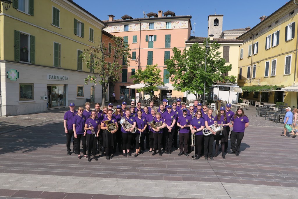 Lúðrasveit Hafnarfjarðar í Desenzano á Ítalíu.