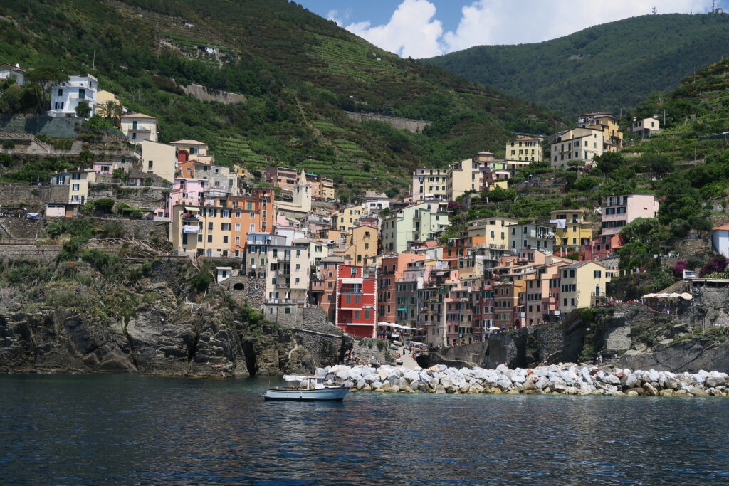 Riomaggiore, eitt af þorpunum á Cinqueterre-svæðinu.