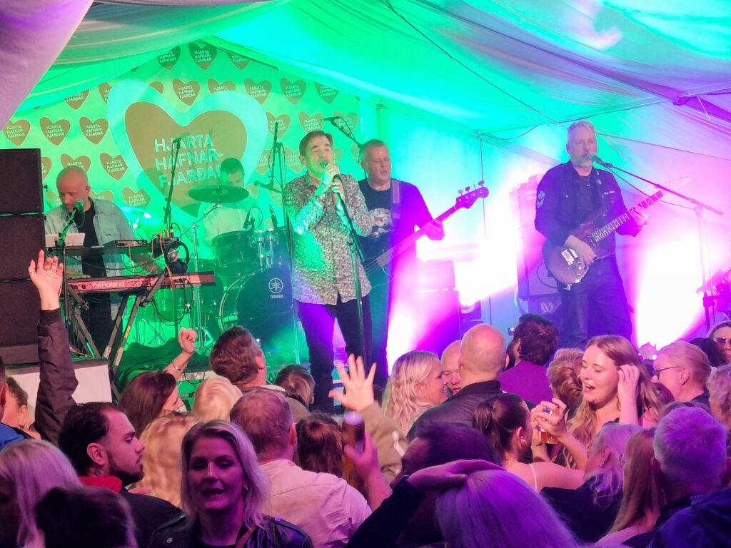 Greifarnir á balli í Hjarta Hafnarfjarðar sumarið 2025.