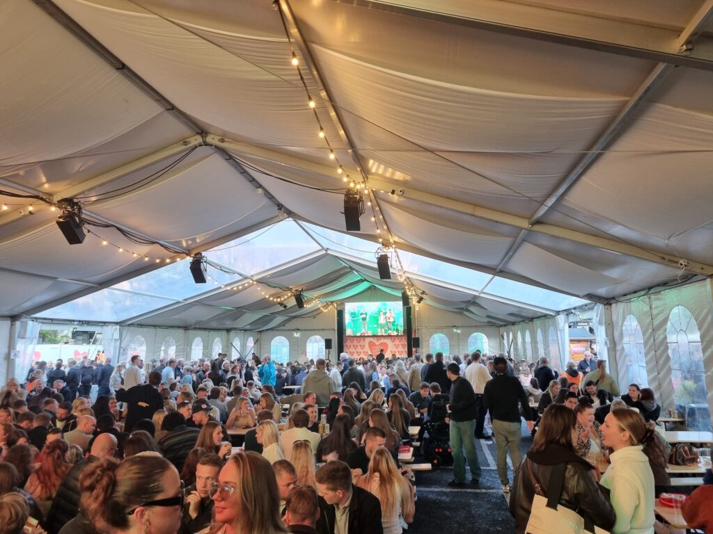 Bjórtjaldið í Hjarta Hafnarfjarðar.